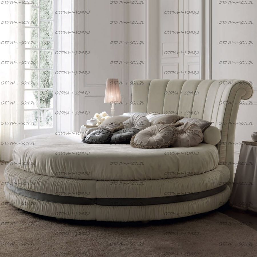 Кровать круглая Letto Giotto GM 1020, любая обивка