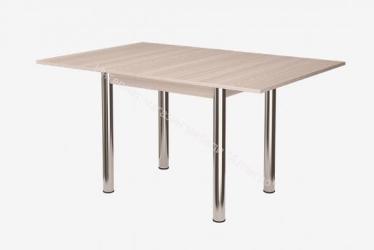 Стол "Бридж" поворотно-раскладной, хром брифинг