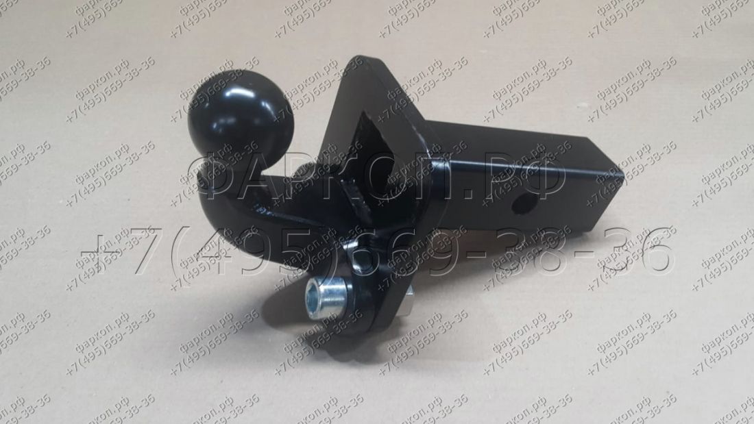 Шаровый узел под американский квадрат 50х50 с фланцевым шаром тип F (шар в комплекте)