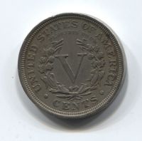 5 центов 1904 года США XF
