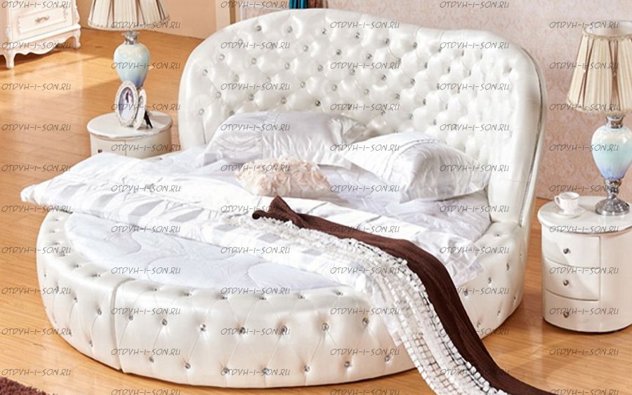 Кровать круглая Амстердам 1075 (б/о)