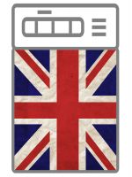 Наклейка на посудомоечную машину и кухню - Union jack