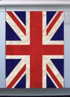 Наклейка на посудомоечную машину и кухню - Union jack