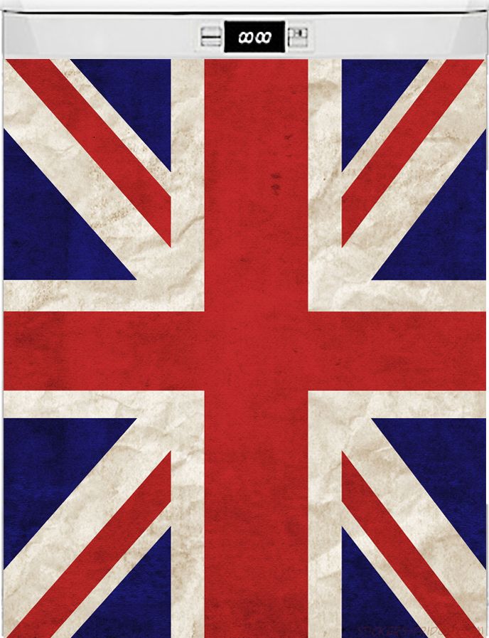 Наклейка на посудомоечную машину - Union jack