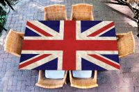 Наклейка на стол - Union jack | магазин Интерьерные наклейки