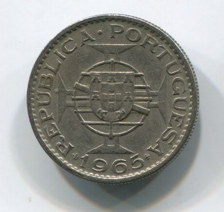 2,5 эскудо 1965 года Португальский Мозамбик