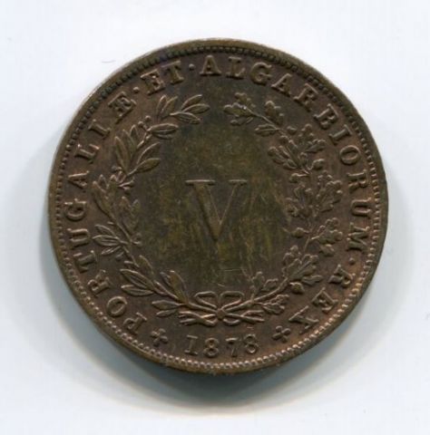 5 рейс 1878 года Португалия XF+