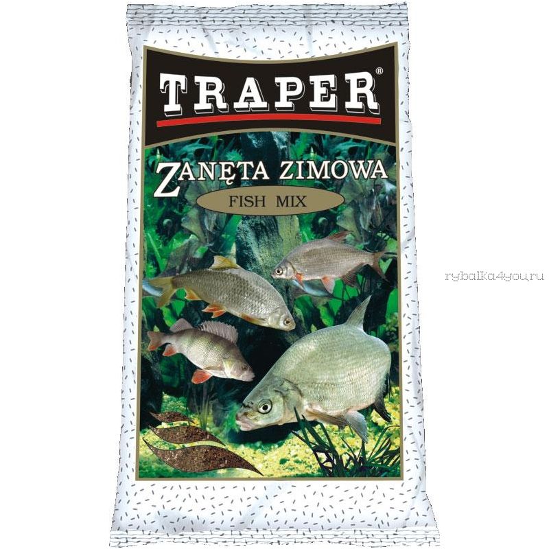 Прикормка сухая Traper Winter Fish Mix (Зимняя рыбный микс) 750гр