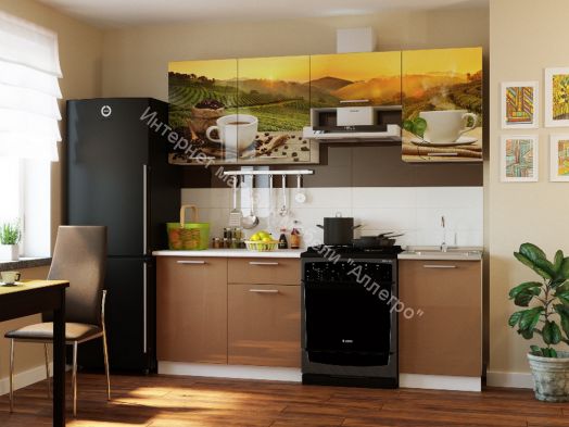 Кухонный гарнитур Риал 2К-110-Капучино 2100