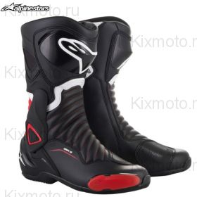 Мотоботы Alpinestars SMX-6 V2, Чёрно-красные