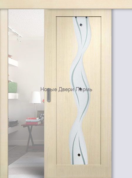 Раздвижная дверь Вираж ДО с ПВХ покрытием