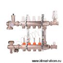 Коллектор с расходомерами и смесительным узлом ICMA  1"/3/4" (4)