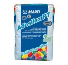 Клей для Плитки Mapei Adesilex P7 25кг Белый для Внутренних и Наружных Работ / Мапей Адесилекс П7