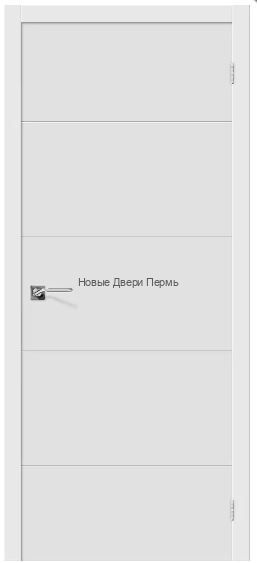"Граффити-2 " П-23 Белый Дверь межкомнатная ПВХ