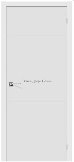 "Граффити-2 " П-23 Белый Дверь межкомнатная ПВХ
