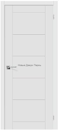 "Граффити-4 " П-23 Белая дверь межкомнатная ПВХ