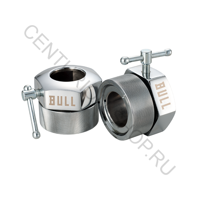 Замки для штанги BULL Olympic Chrome Collar,пара