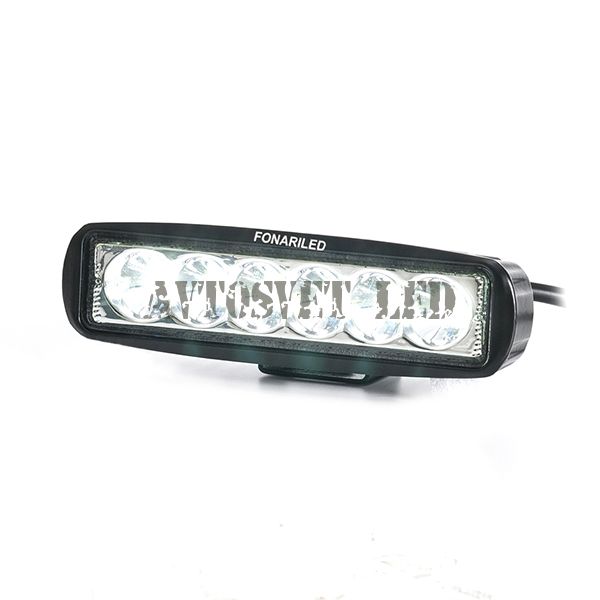 Светодиодная фара 18 ватт AS6L-18W SPOT ходовые огни