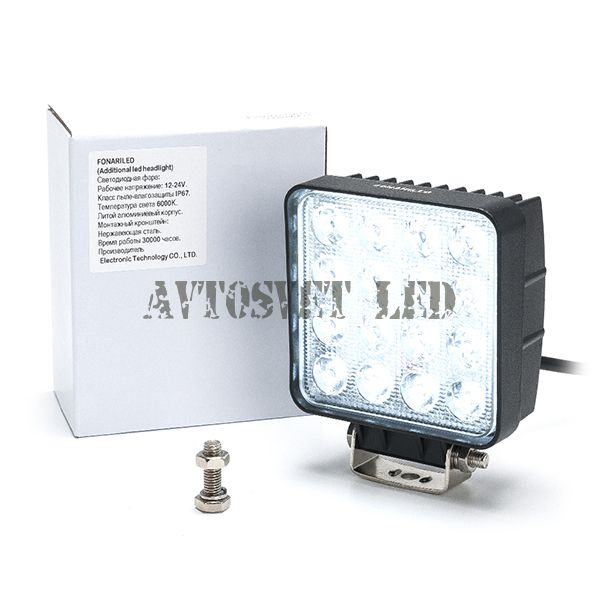 Светодиодная фара 48 ватт AS16A-48W flood