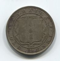 1 пенни 1902 года Ямайка