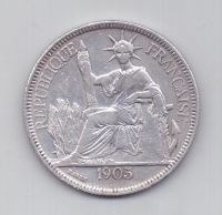 1 пиастр 1905 года Французский Индокитай
