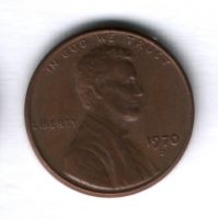 1 цент 1970 года D США