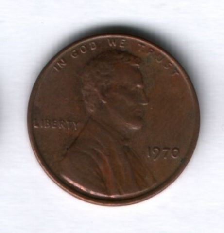 1 цент 1970 года США
