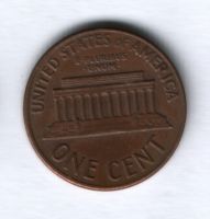1 цент 1969 года D США
