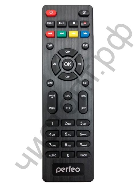 Пульт к циф. ресиверу Perfeo для DVB-T2 "STREAM", "STREAM-2"