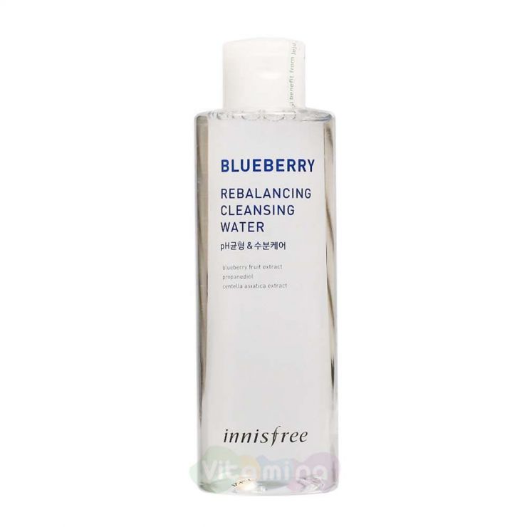 Innisfree Балансирующая очищающая вода Blueberry Rebalancing Cleansing Water, 200 мл