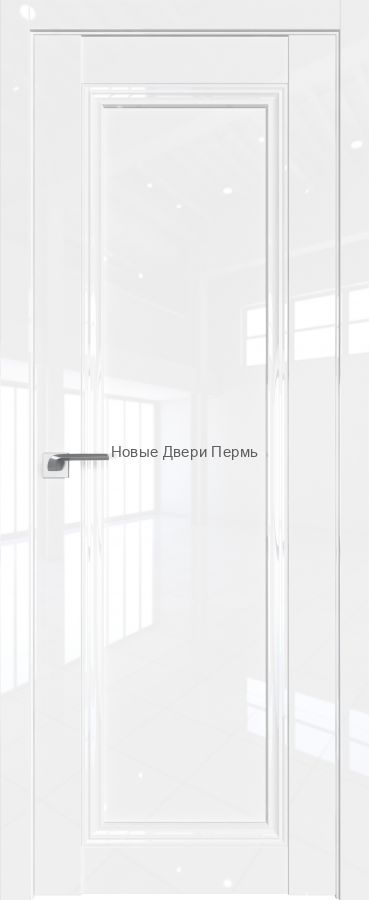 2.100 L Белый люкс глянцевая дверь - PROFIL DOORS двери