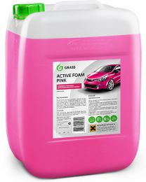 Шампунь (активная пена) для бесконтактной мойки автомобиля Grass Active Foam Pink 23кг цена, купить в Челябинске/Автохимия и автокосметика