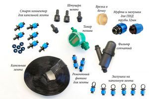 Набор капельного полива №5 для теплиц 4*3 и 6*3