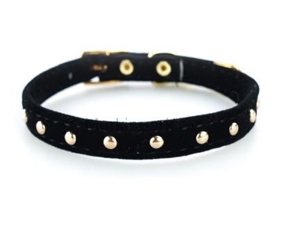 Ошейник 20-28 бархат декор