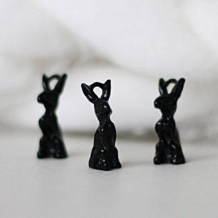 Кукольный аксессуар Подвеска зайка чёрный