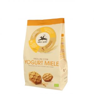 Печенье Йогуртово-медовое БИО Alce Nero Frollini Yogurt e Miele Biologico - 350 г (Италия)