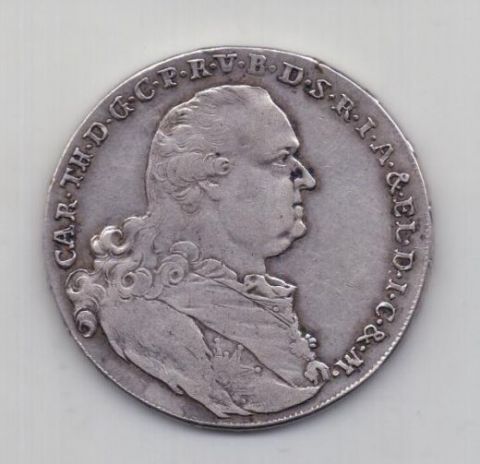 1 талер 1797 года AUNC Редкий!!! Бавария Германия