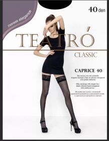Чулки TEATRO Caprice 40 черные