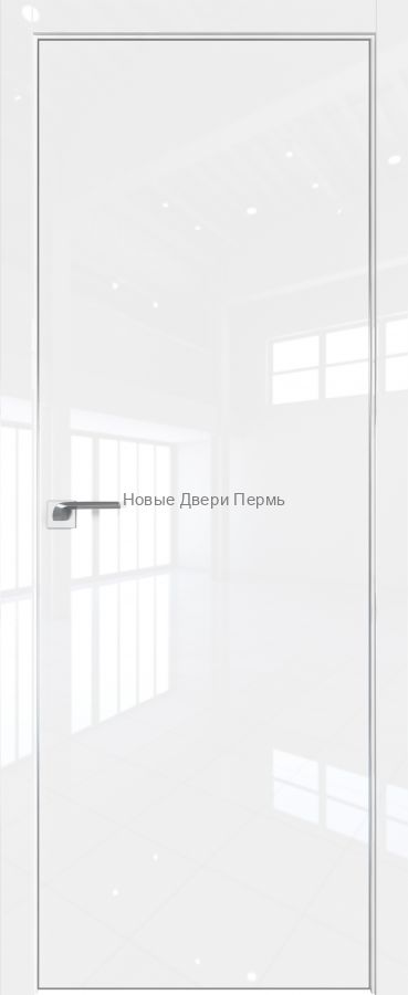 1LK белый люкс, кромка матовая дверь PROFIL DOORS межкомнатная
