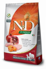 N&D Pumpkin Chicken & Pomegrante Adult medium&maxi (курица, гранат и тыква для взрослых собак всех пород)