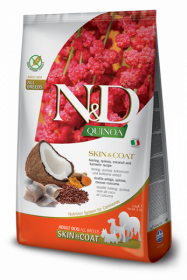 N&D Dog Quinoa Skin&coat Herring (Сельдь, киноа, кокос и куркума. Здоровье кожи и шерсти)