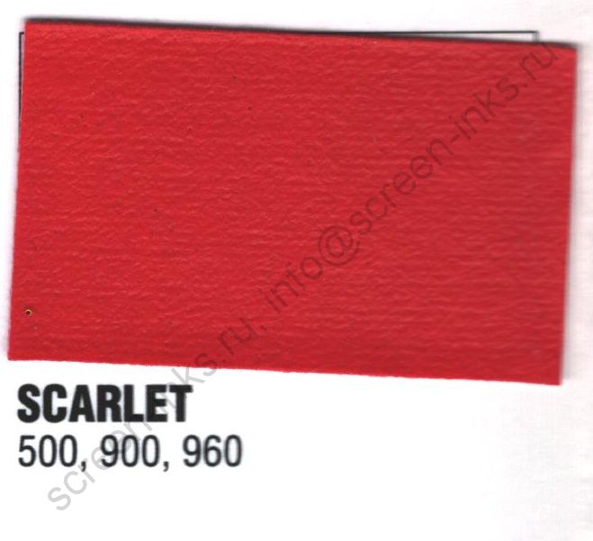 Краска пластизоль Excalibur 500 Scarlet  / Красный (5 кг.)