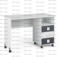 Стол письменный Легенда Л-03 белый (120х60х75)