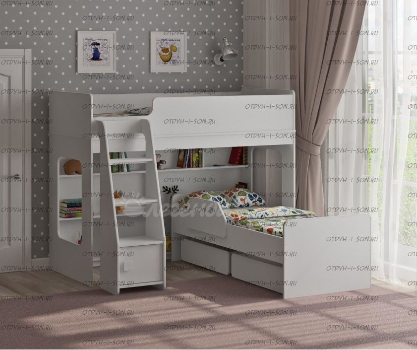 Кровать двухъярусная Легенда 42.3.2