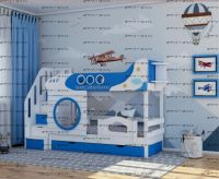 Кровать двухъярусная Капитан-4 №К