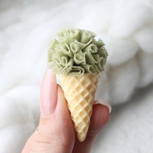 Кукольный аксессуар Мороженое фисташковое