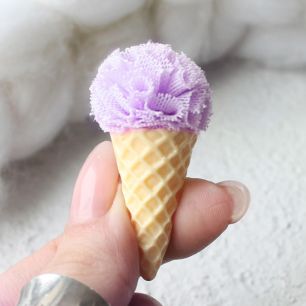 Кукольный аксессуар Мороженое черничное