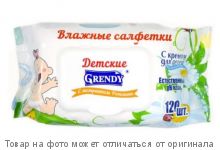 GRENDY.Салфетки влажные "Детские" с Ромашкой 120шт/16