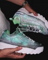 FILA Disruptor II  Green Frozen Custom