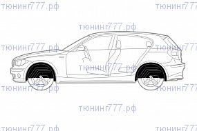 Подкрылки (локеры), TOYOTA, 4шт на Hilux до 08.2020